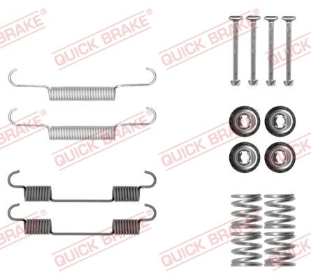 QUICK BRAKE priedų komplektas, stovėjimo stabdžių trinkelės 105-0897